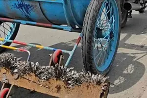 Tái diễn nạn rải đinh trên Quốc lộ 1K