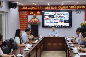 Ông Lê Thanh Minh, Phó Giám đốc Sở KH-CN TPHCM chủ trì Hội nghị tại điểm cầu Sở KH-CN TPHCM