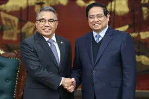 Thủ tướng Phạm Minh Chính tiếp Đại sứ Philippines Meynardo Los Banos Montealegre tới chào từ biệt, kết thúc nhiệm kỳ công tác tại Việt Nam. Ảnh: VIẾT CHUNG