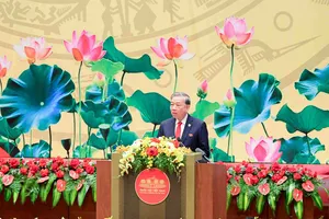 Tổng Bí thư Tô Lâm phát biểu tại lễ kỷ niệm. Ảnh: ĐỖ TRUNG