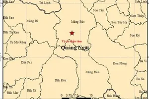 Quảng Ngãi: 6 trận động đất diễn ra rạng sáng 21-2