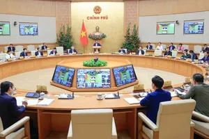 Thủ tướng Phạm Minh Chính chủ trì và phát biểu tại phiên họp Chính phủ thường kỳ, sáng 4-3. Ảnh: VIẾT CHUNG