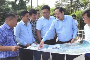 Lãnh đạo UBND tỉnh Tây Ninh khảo sát tuyến đường Vành đai 4 TPHCM, đoạn qua tỉnh Tây Ninh 