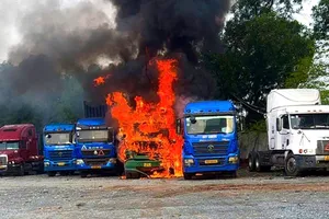 Hiện trường vụ cháy