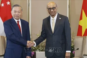 Tổng Bí thư, Chủ tịch nước Tô Lâm hội đàm với Tổng thống Singapore Tharman Shanmugaratnam