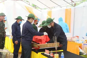 Hà Tĩnh: Lấy mẫu sinh phẩm để xác định danh tính liệt sĩ