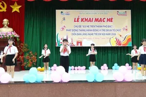 Chương trình khai mạc hè ở xã Long Điền