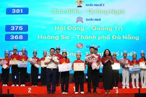 Đội Sao Biển đoạt giải Nhất cuộc thi “Em yêu biển, đảo quê hương” 