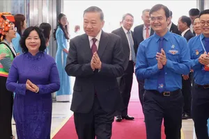 Tổng Bí thư, Chủ tịch nước Tô Lâm dự phiên trọng thể Đại hội Đoàn toàn quốc lần thứ XIII
