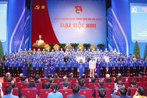 Phiên trọng thể Đại hội Đại biểu toàn quốc Đoàn TNCS Hồ Chí Minh lần thứ XIII, nhiệm kỳ 2026 - 2031. Ảnh: QUANG PHÚC.
