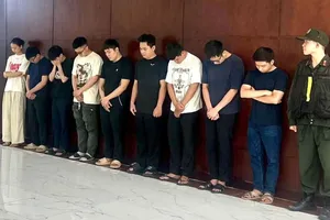 Các đối tượng tại cơ quan công an