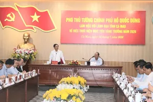 Phó Thủ tướng Hồ Quốc Dũng: Khai thác hiệu quả dự án chiến lược cảng Hòn Khoai