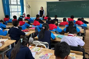 Một tiết học trên địa bàn tỉnh Lâm Đồng. Ảnh: ĐOÀN KIÊN