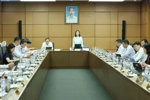 Quang cảnh phiên thảo luận tại tổ đại biểu Quốc hội TPHCM. Ảnh: QUANG PHÚC 