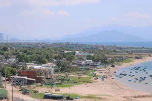 Thôn Vĩnh Trường, xã Phước Dinh, tỉnh Khánh Hòa, nơi đặt Dự án Nhà máy điện hạt nhân Ninh Thuận 1 (ẢNH: TIẾN THẮNG)