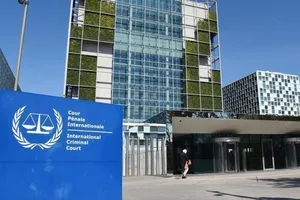 Trụ sở Tòa án Hình sự Quốc tế (ICC) tại The Hague (Hà Lan). Ảnh: XINHUA 