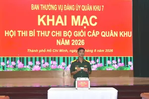 Quân khu 7 khai mạc Hội thi Bí thư chi bộ giỏi năm 2026