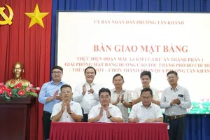 Phường Tân Khánh: Bàn giao mặt bằng thực hiện đường cao tốc