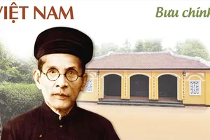 Phát hành bộ tem bưu chính kỷ niệm 150 năm Ngày sinh cụ Huỳnh Thúc Kháng