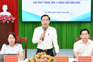 Hội nghị sơ kết đánh giá tình hình thực hiện nhiệm vụ kinh tế - xã hội, quốc phòng - an ninh 9 tháng đầu năm tại phường Tam Thắng
