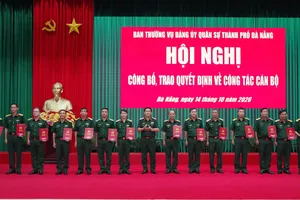 Đà Nẵng: Điều động, bổ nhiệm 77 cán bộ Ban Chỉ huy quân sự cấp xã