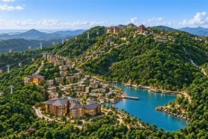 Phối cảnh dự án Quần thể du lịch sinh thái, nghỉ dưỡng và vui chơi giải trí núi U Bò - hồ Thác Chuối