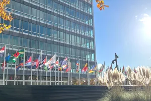Trụ sở Tổ chức Y tế thế giới tại Geneva, Thụy Sĩ. Ảnh: TMORATA/CC BY 4.0.