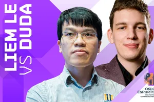 Lê Quang Liêm đánh bại nhà vô địch World Cup cờ vua Jan-Krzysztof Duda - Ảnh: CHESS24