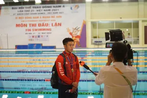 VĐV Nguyễn Thành Lộc là gương mặt nổi bật của tuyển lặn TPHCM và đội tuyển quốc gia