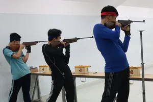 CLB bắn súng quận 12 đã có nhiều đóng góp cho sự phát triển của bắn súng TPHCM. Ảnh: NGUYỄN ANH
