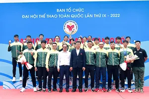 Đoàn thể thao TPHCM khởi đầu thuận lợi tại Đại hội Thể thao toàn quốc với vị trí nhất toàn đoàn từ môn rowing