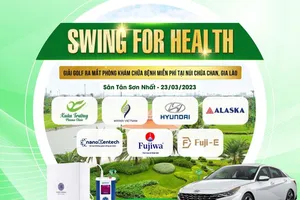 Giải golf là dịp Xuân Trường Plasma Clinic cho ra mắt trung tâm chữa bệnh từ thiện