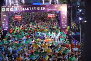 Ho Chi Minh City Night Run Thang Loi Group mùa 1 thu hút nhiều sự quan tâm của các "chân chạy"