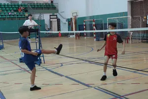 Nội dung đơn thi đấu trong ngày đầu khởi tranh giải. Ảnh: THANH TÙNG 