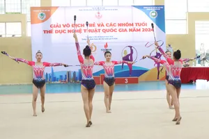 Khởi tranh giải Vô địch trẻ và các nhóm tuổi thể dục nghệ thuật quốc gia 2024