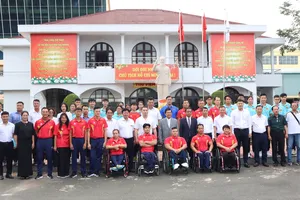 Các VĐV Việt Nam sẽ đến Pháp để dự Paralympic Paris 2024 vào ngày 23-8. Ảnh: THANH TÙNG 