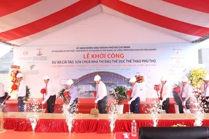 TPHCM khởi công dự án cải tạo, sửa chữa Nhà thi đấu TDTT Phú Thọ