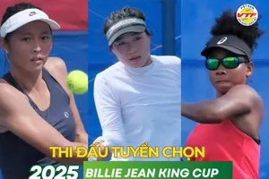 7 tay vợt sẽ góp mặt tại vòng tuyển chọn để giành suất dự Billie Jean King Cup 2025