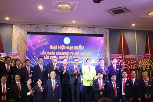 Ban chấp hành Liên đoàn Karatedo TPHCM. Ảnh: THANH TÙNG 