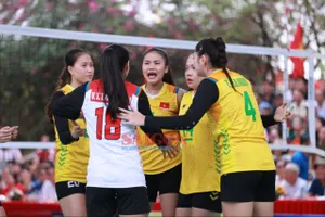 VTV Bình Điền Long An hào hứng cùng giải bóng chuyền hội làng