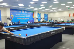 Gần 200 tuyển thủ tranh tài ở môn billiards và snooker 