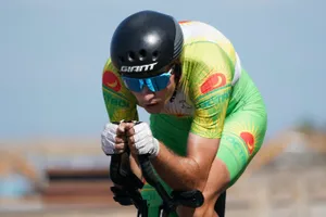 Sergei Kulikov là người chiến thắng chặng cá nhân tính giờ. Ảnh: Hoàng Hùng