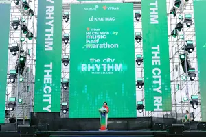 Giải chạy VPBank Ho Chi Minh City Music Half Marathon 2026 chính thức khai mạc. Ảnh: BTC