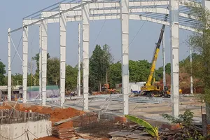 Hiện trường vụ tai nạn. 