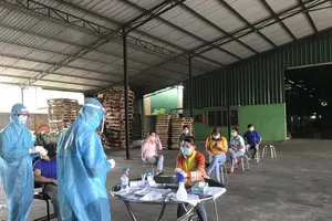 Bình Phước chỉ đạo khẩn sau khi phát hiện 1 ca mắc Covid-19 trong khu công nghiệp.