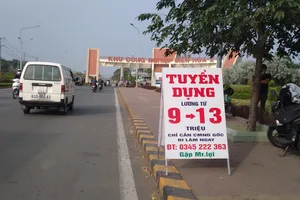 Đồng Nai: Nhiều doanh nghiệp “khát” lao động phổ thông