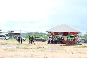 Công ty Lộc Phúc tổ chức “sàn giao dịch” lừa đảo mua bán bất động sản tại xã An Viễn, huyện Trảng Bom bị lực lượng chức năng phát hiện bắt quả tang