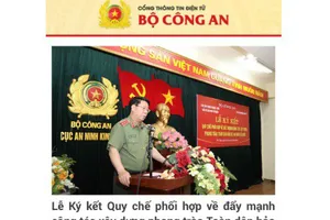 Cảnh báo trang web giả mạo Công an TP Đà Nẵng, Bộ Công an để lấy trộm dữ liệu