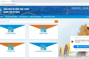 Đà Nẵng khuyến khích người dân dùng dịch vụ công trực tuyến