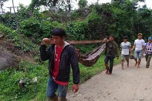 Tiếp cận hiện trường các vụ sạt lở ở Quảng Nam bằng đường bộ và đường thủy